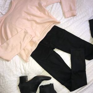 Hudson Krista Coated  Ankle Skinny